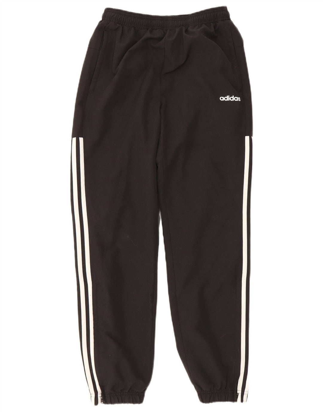 Adidas meninos calças de treino joggers 13-14 anos preto poliéster