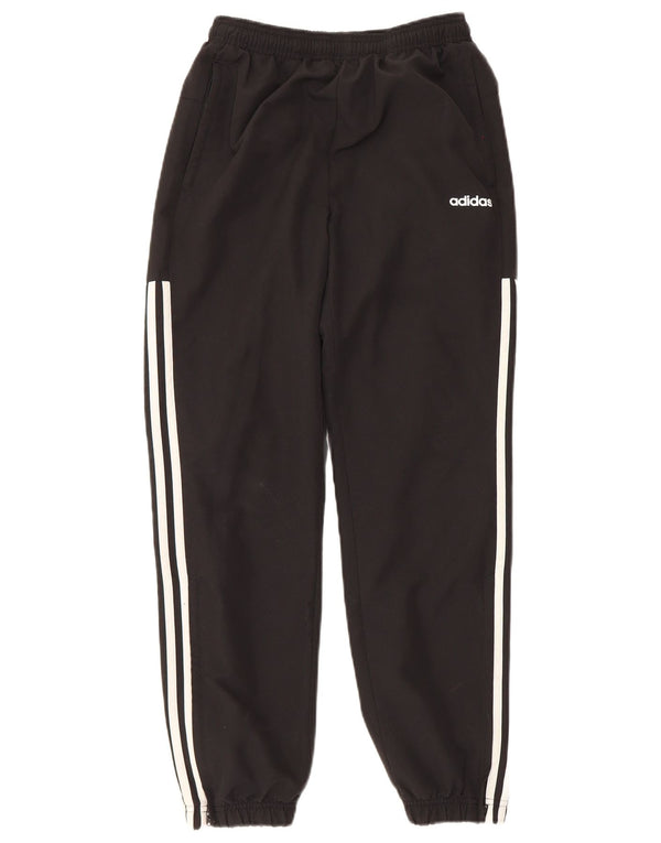 Adidas meninos calças de treino joggers 13-14 anos preto poliéster