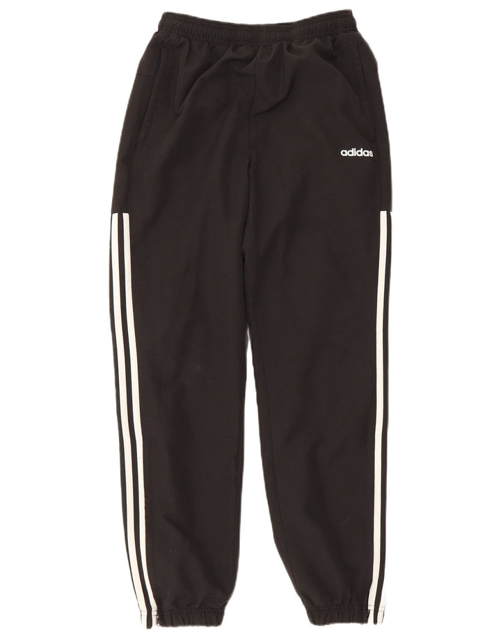 Adidas meninos calças de treino joggers 13-14 anos preto poliéster