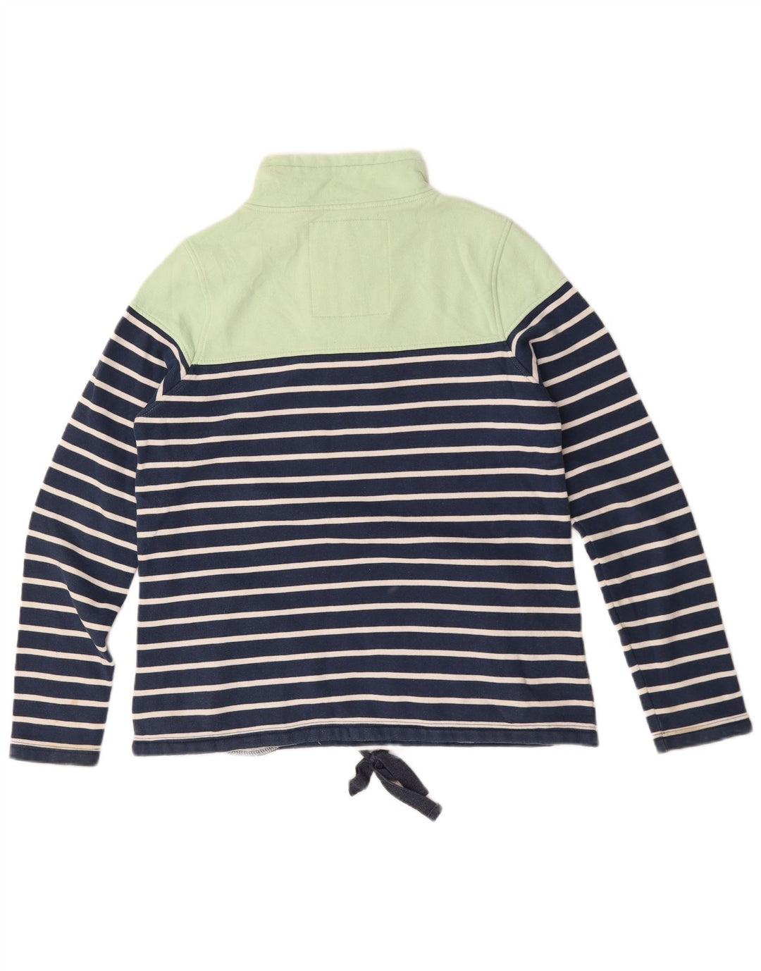 Animal Womens Oversized Sweatshirt Jumper UK 10 Pequeno Azul Marinho Listrado