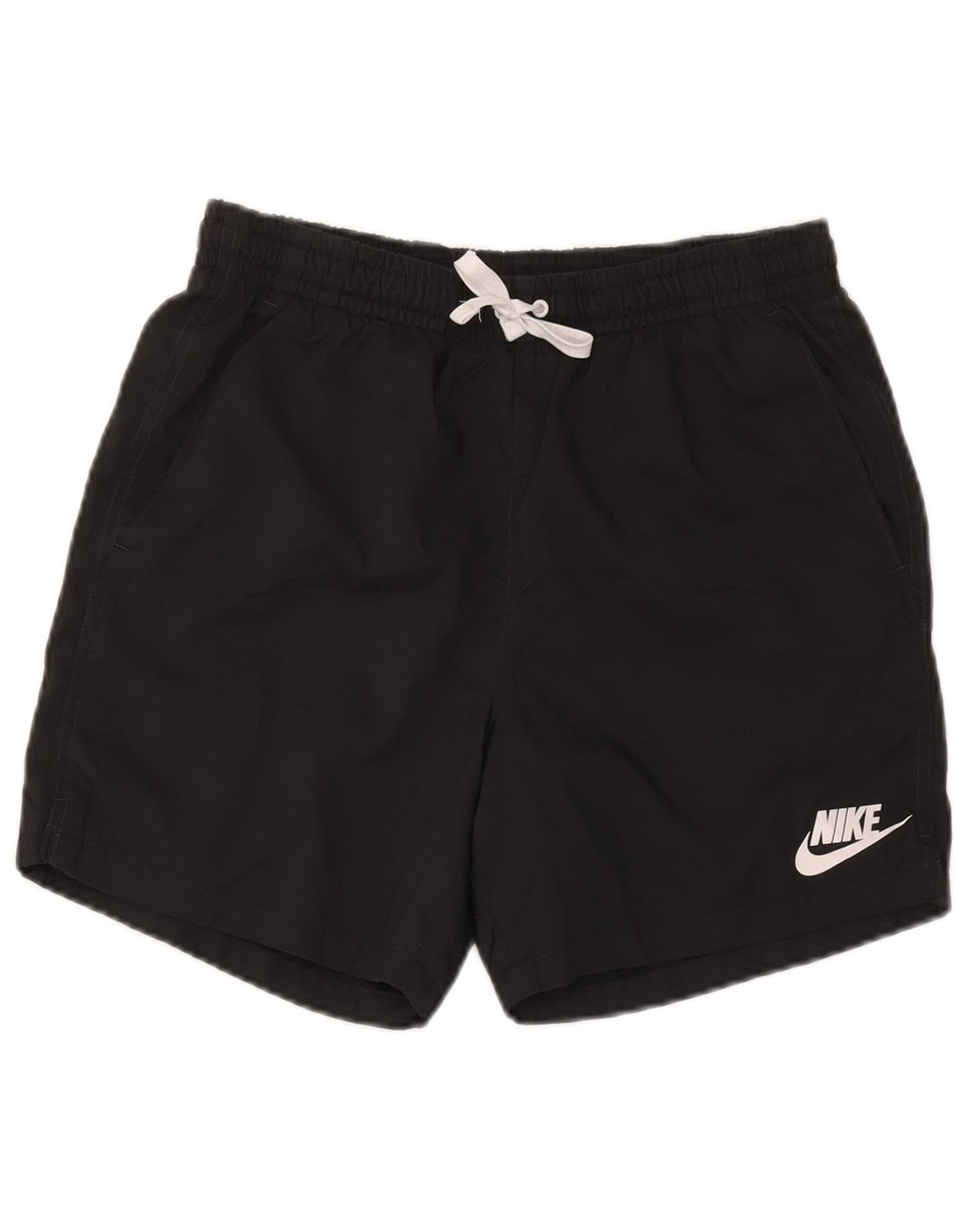Shorts de natação masculino Nike médio preto poliéster