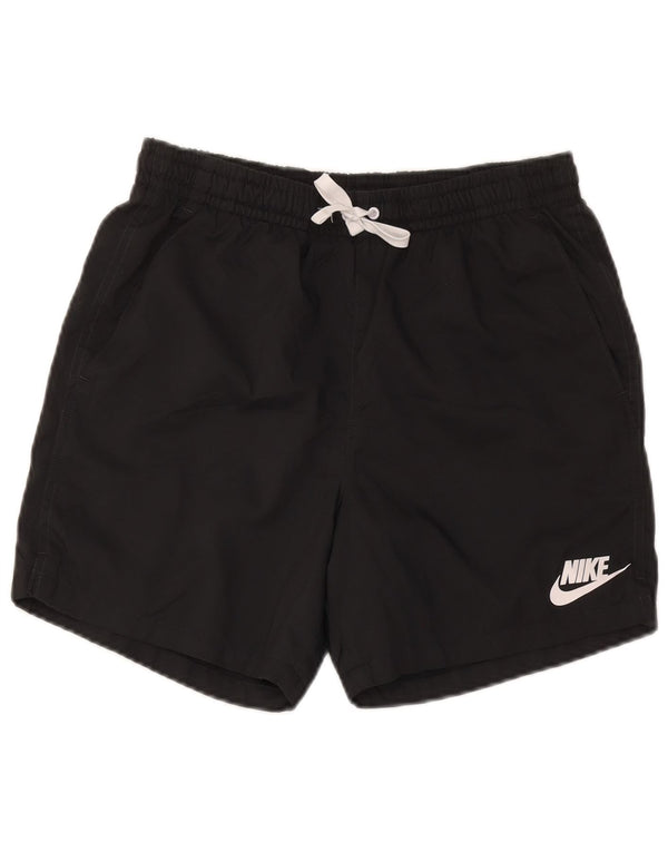 Shorts de natação masculino Nike médio preto poliéster