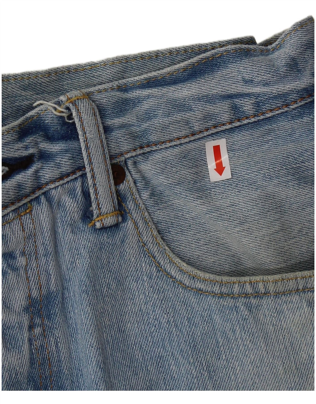 Levi's Masculino 501 Straight Jeans W32 L30 Azul Algodão