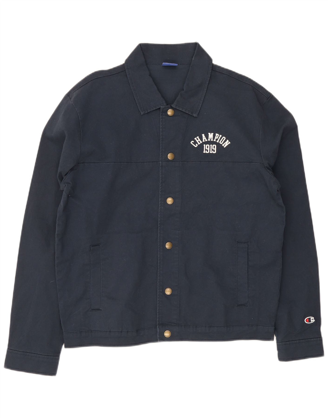 Jaqueta bomber masculina Champion UK 38 algodão azul marinho médio