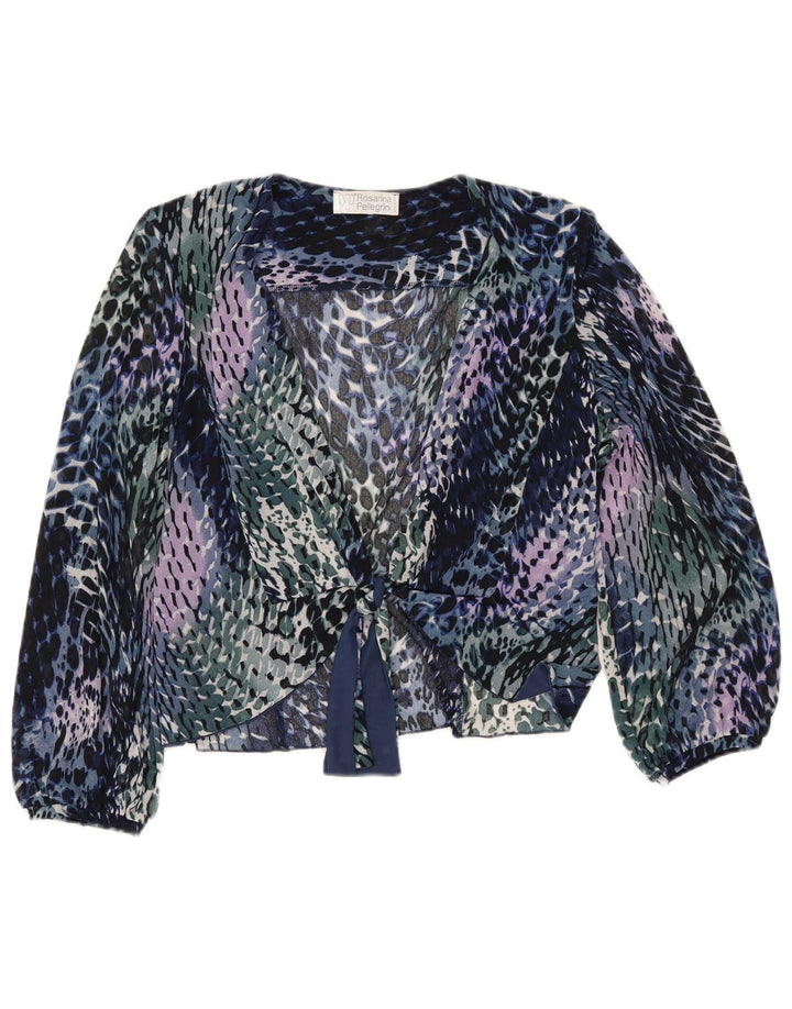 Blusa feminina ROSANNA PELLEGRINI UK 14 média multicolorida