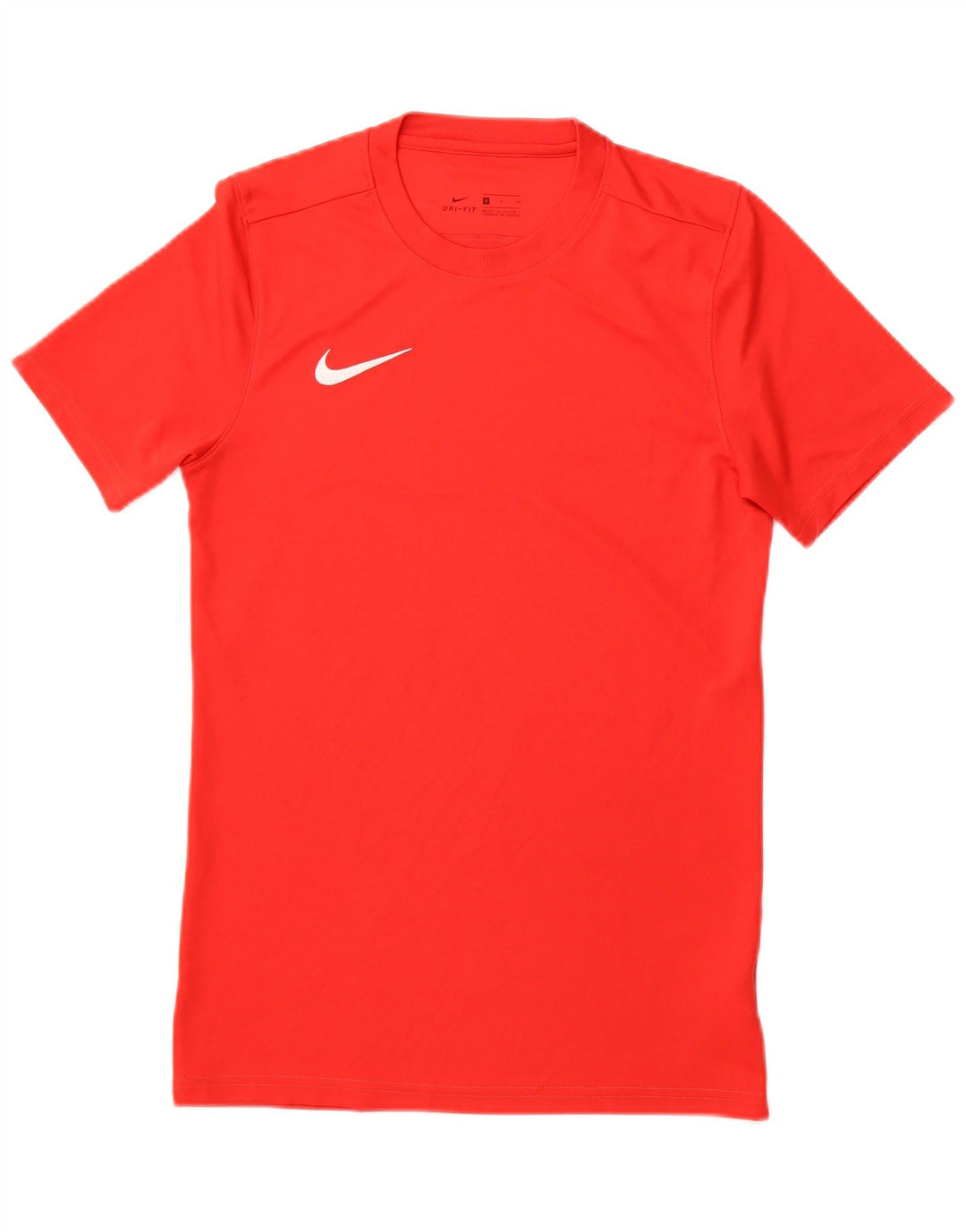 Camiseta masculina NIKE Dri Fit Top pequeno poliéster vermelho
