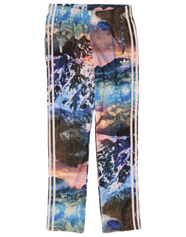 Calças de treino femininas Adidas UK 10 pequenas multicoloridas