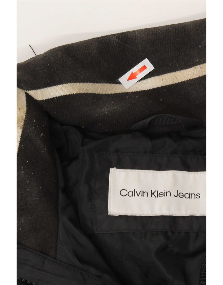Calvin Klein Jaqueta masculina acolchoada Reino Unido 38 Médio Preto