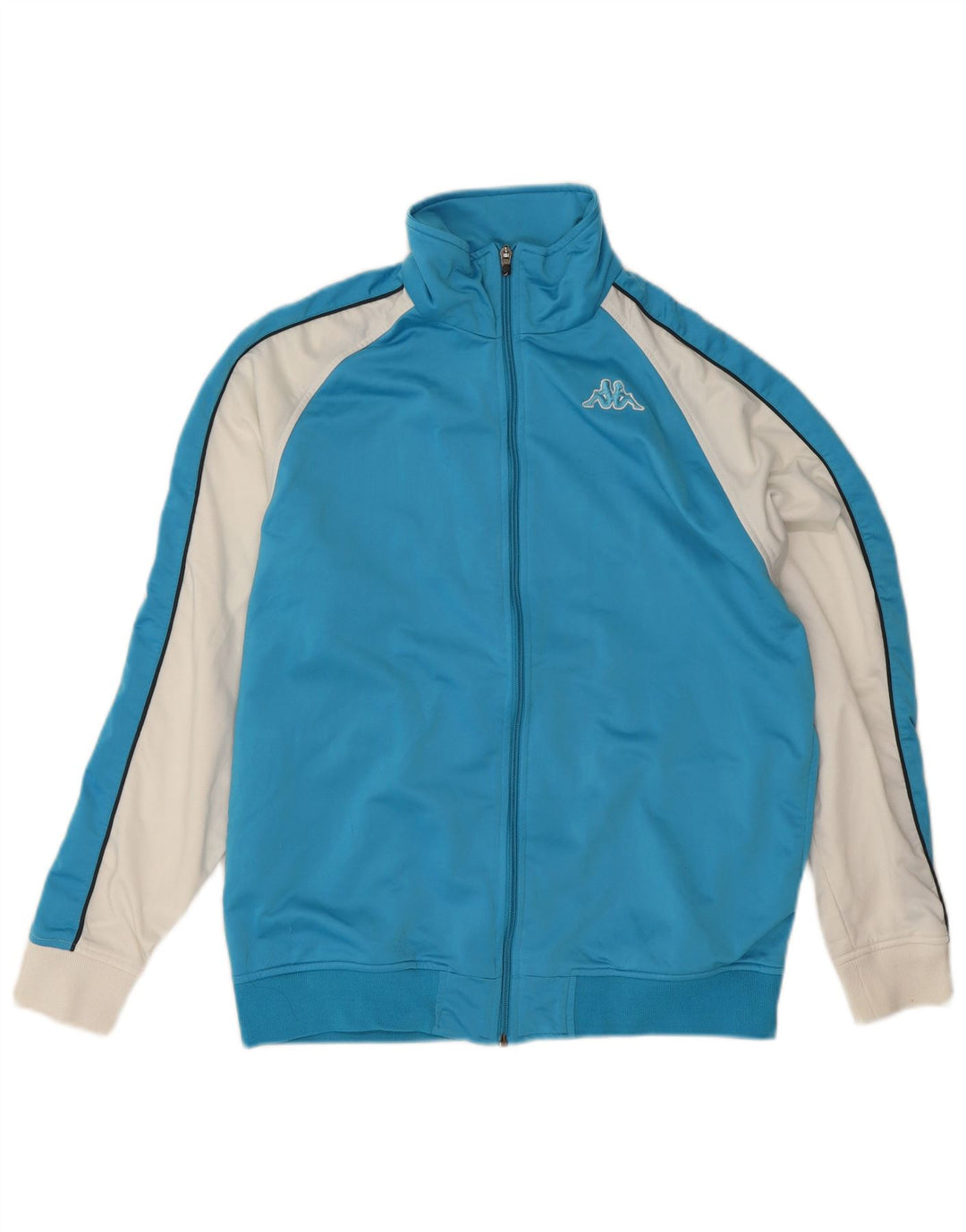 Kappa Mens Treino Top Jacket Medium Blue Colourblock Poliéster