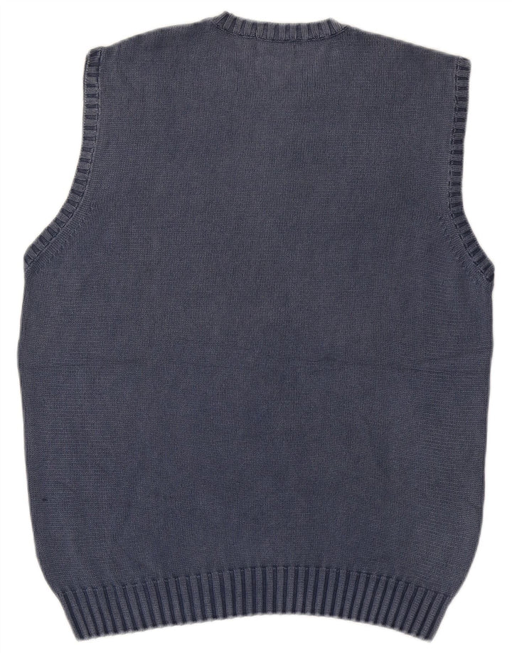 Regata masculina Kappa com colete XL de algodão azul