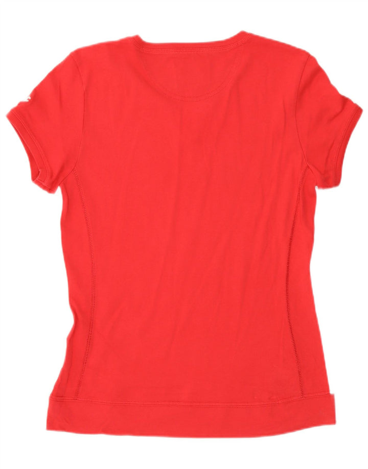 Camiseta feminina Champion Heritage Classics UK 14 grande vermelha