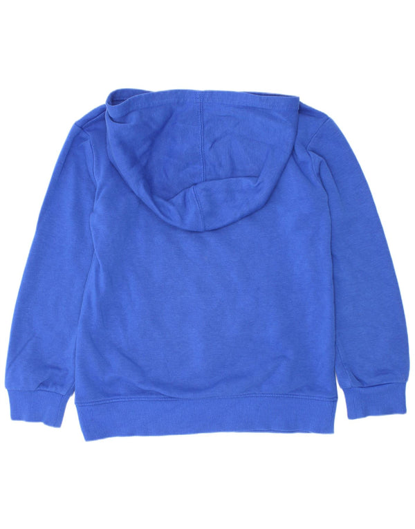Suéter gráfico com capuz Under Armour Boys 6-7 anos algodão azul