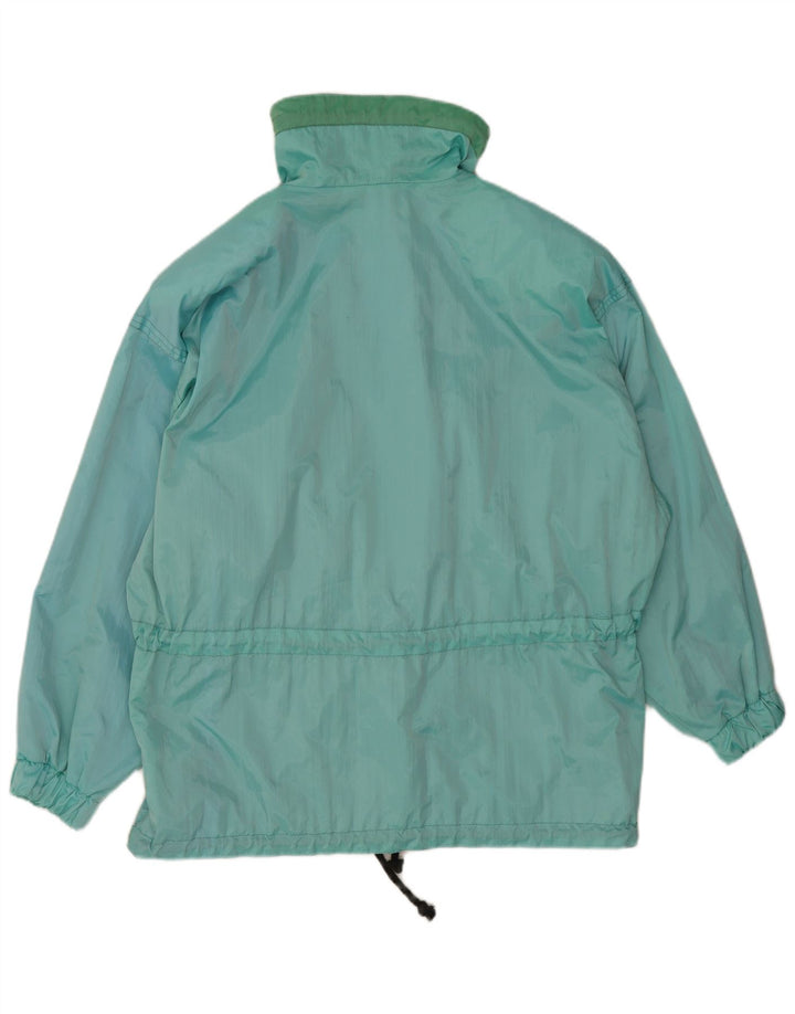 Pulôver feminino vintage jaqueta de chuva UK 20 2XL azul
