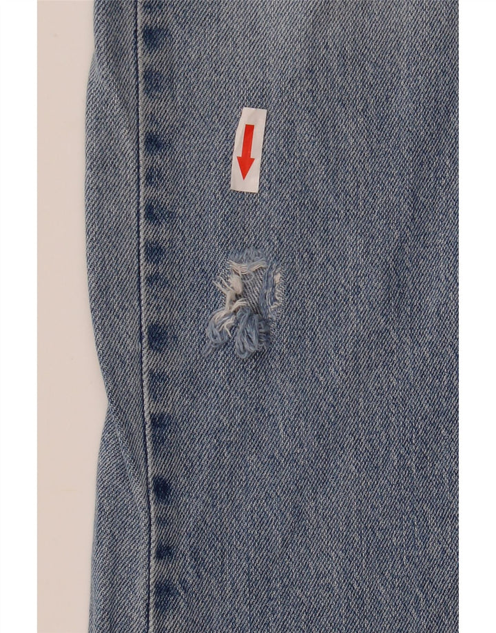 Levi's Masculino 502 Straight Jeans W33 L32 Azul Algodão