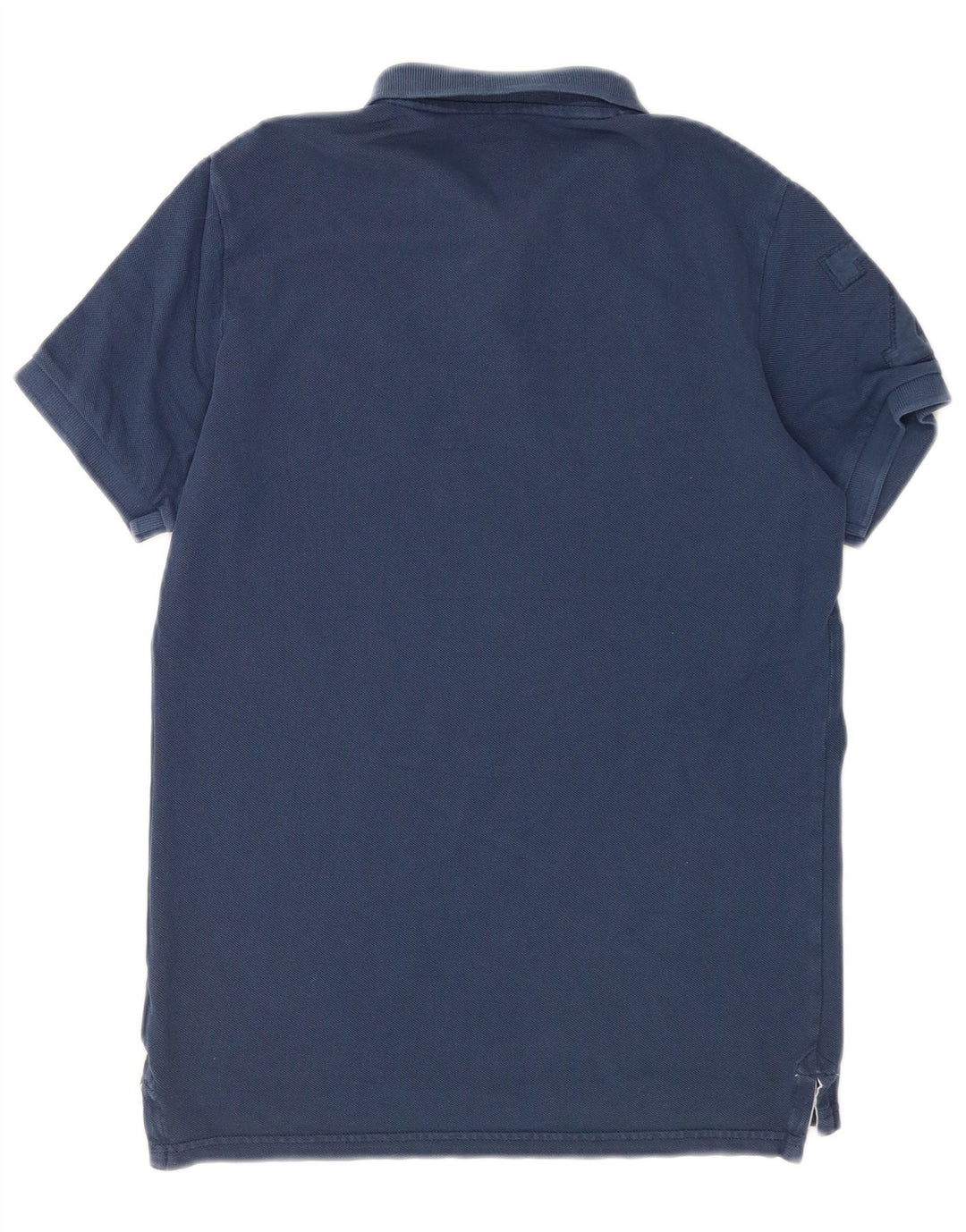 Camisa polo masculina Superdry médio algodão azul marinho