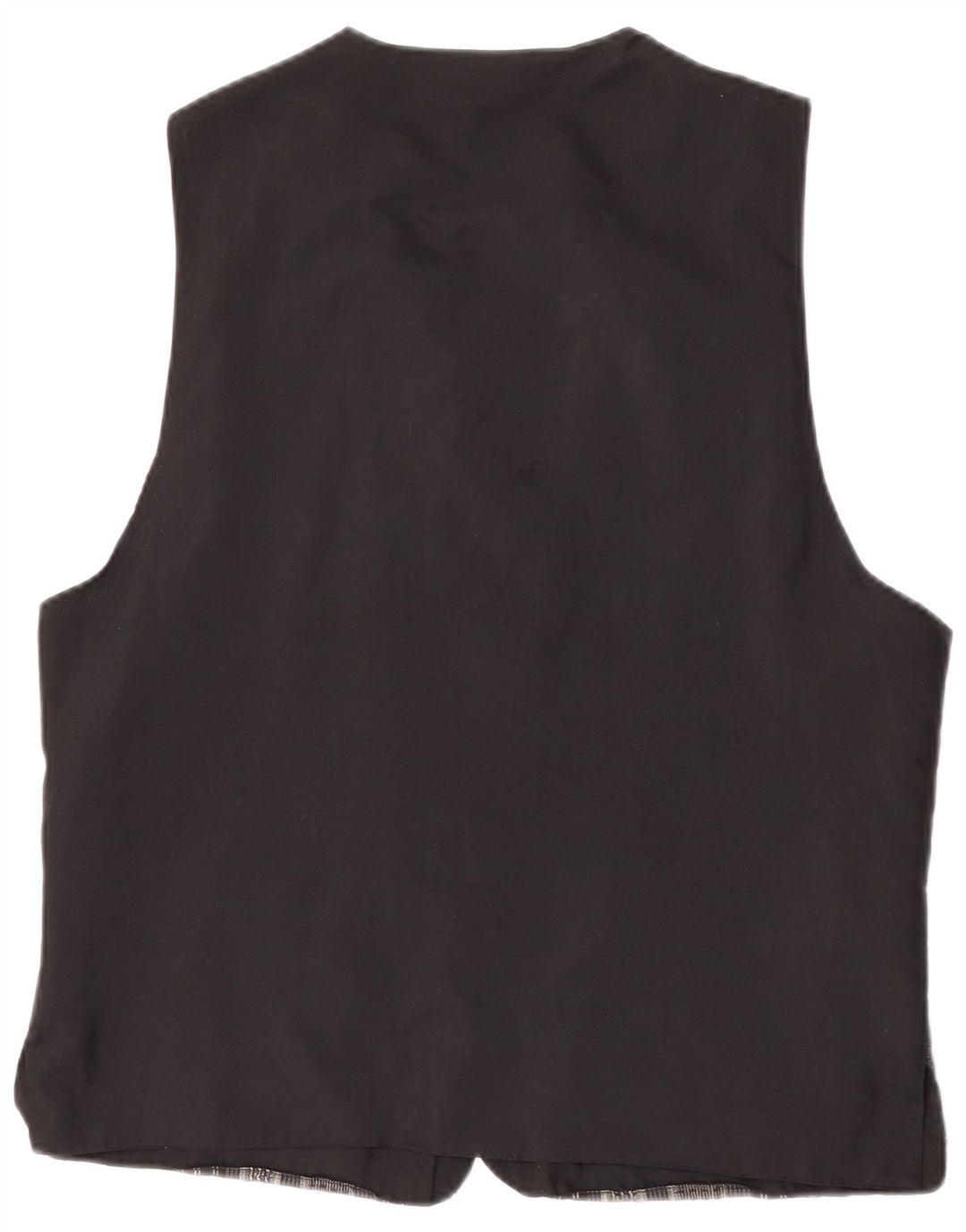 Colete masculino Avanti de algodão listrado preto médio