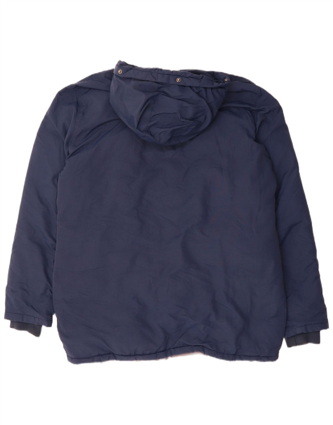 Jaqueta masculina acolchoada com capuz Pickwick UK 42 XL poliéster azul marinho