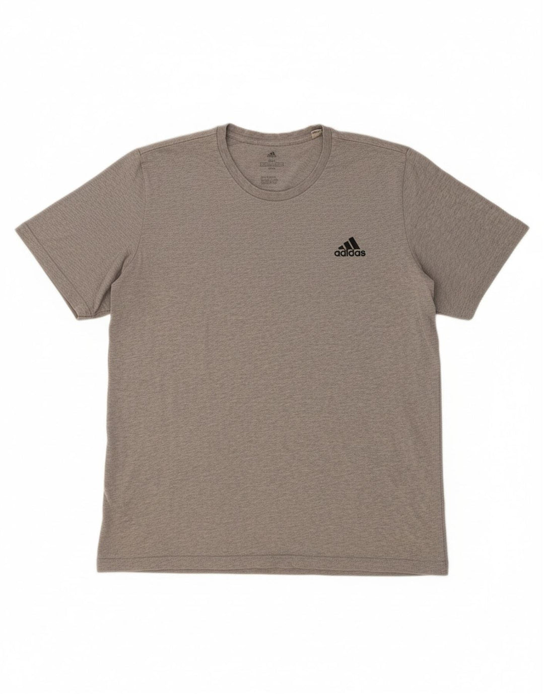 Camiseta masculina ADIDAS Top 2XL Algodão Cinza