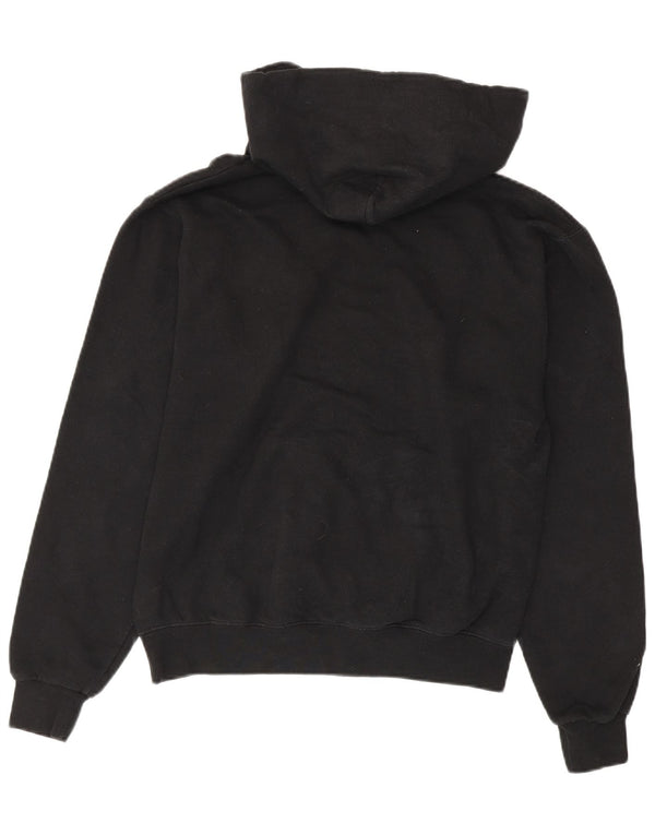 Champion feminino Minnesota Duluth gráfico moletom com capuz Reino Unido 14 médio preto