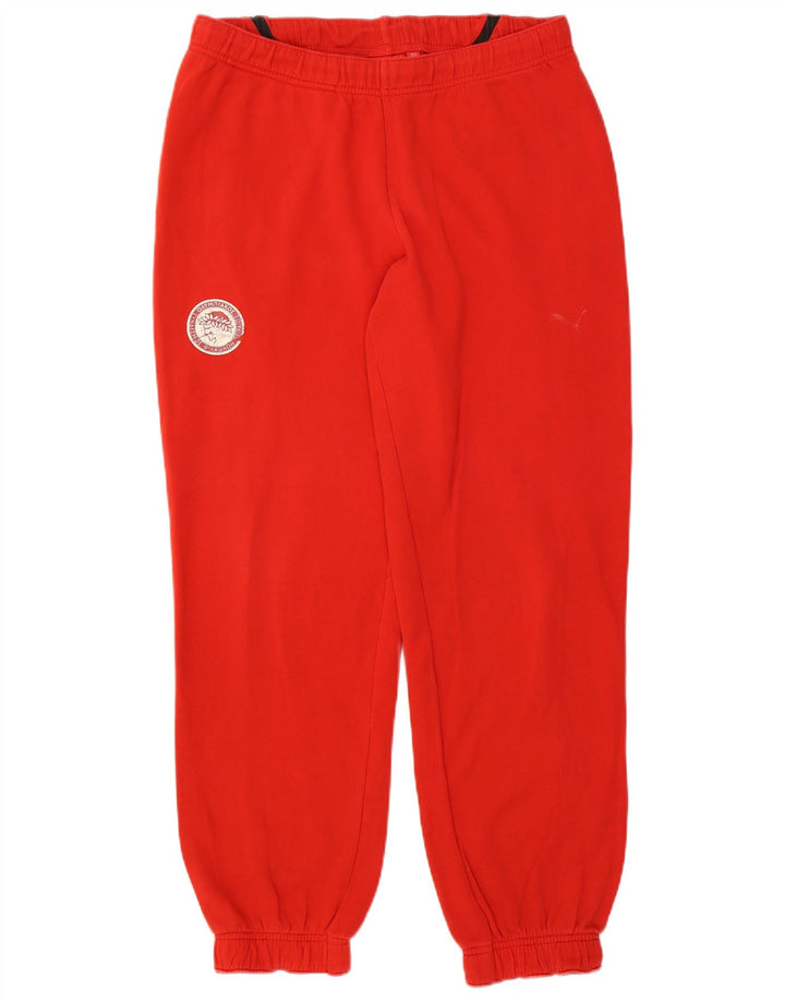 Calça de treino masculina Puma Joggers grande algodão vermelho