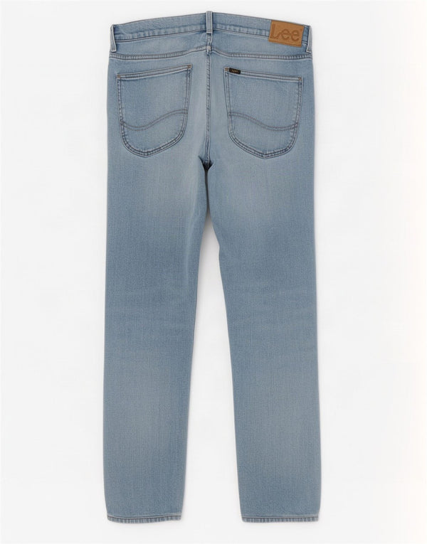 Lee Mens Slim Tapered Jeans W31 L28 Azul Algodão