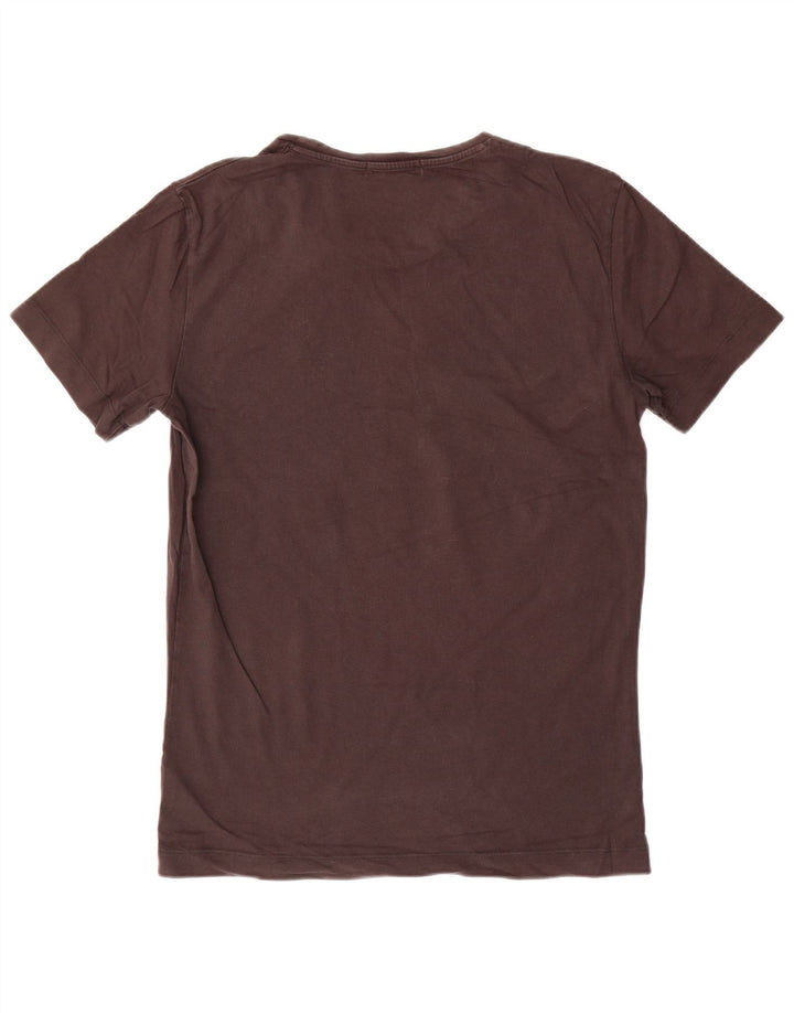 Camiseta masculina CALVIN KLEIN JEANS com estampa gráfica de algodão cinza médio