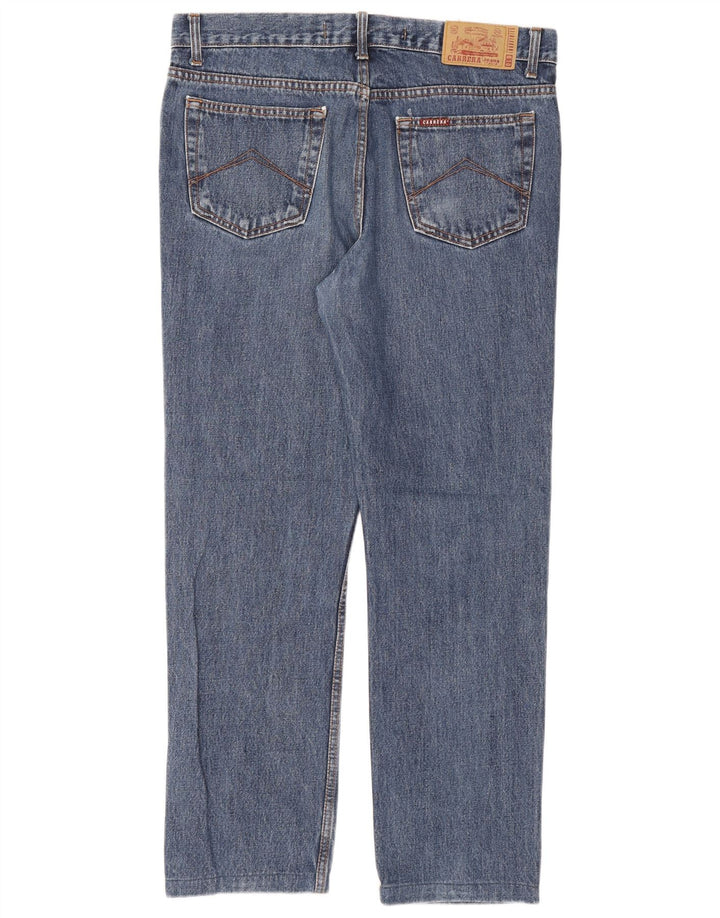 CARRERA Masculino 700 Regular Straight Jeans W36 L30 Azul Algodão