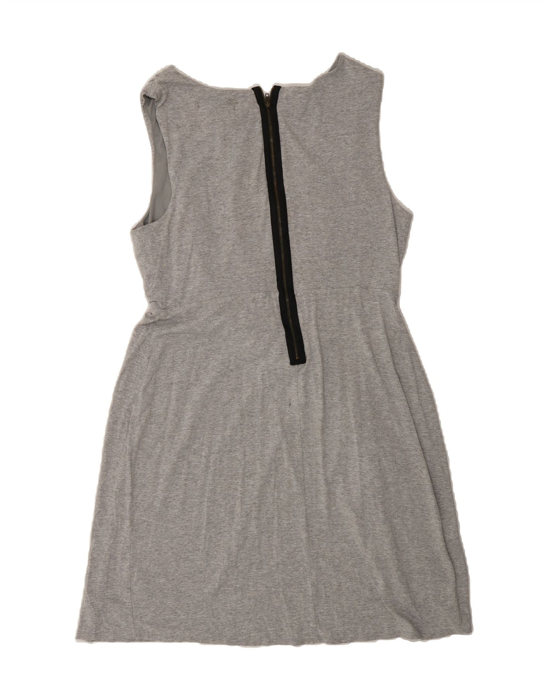 MOSSIMO Womens Sleeveless Sheath Dress UK 14 Large Grey Rayon Vintage Mossimo and Second-Hand Mossimo from Messina Hembry 