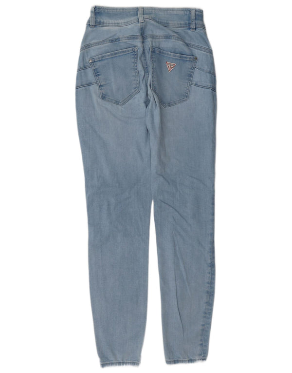 Guess Jeans Skinny Feminino W26 L30 Azul Algodão