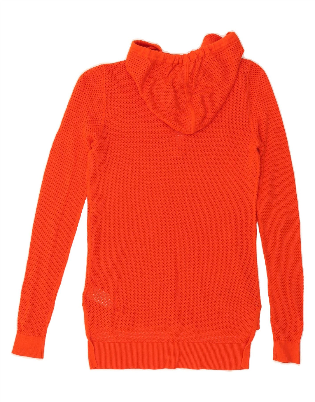 MICHAEL KORS Womens Oversized Hooded Jumper Sweater UK 6 XS Red Cotton Vintage Michael Kors and Second-Hand Michael Kors from Messina Hembry 