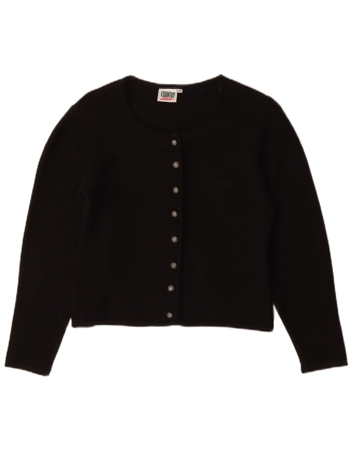 Suéter Cardigan Feminino Country Line EU 36 Pequeno Poliacrílico Preto