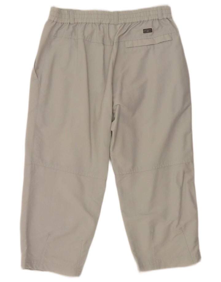 Calça Capri Feminina Adidas W28 L20 Cinza Poliamida