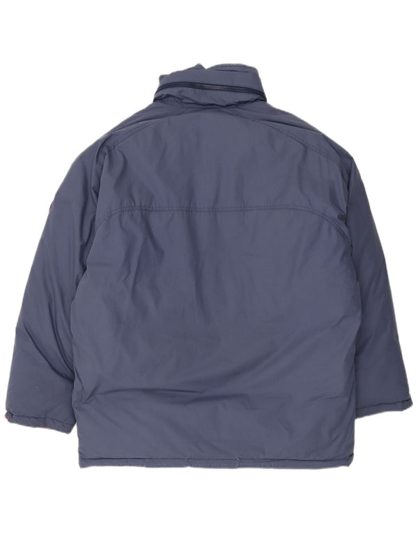 Jaqueta acolchoada masculina Diadora UK 38 azul marinho médio