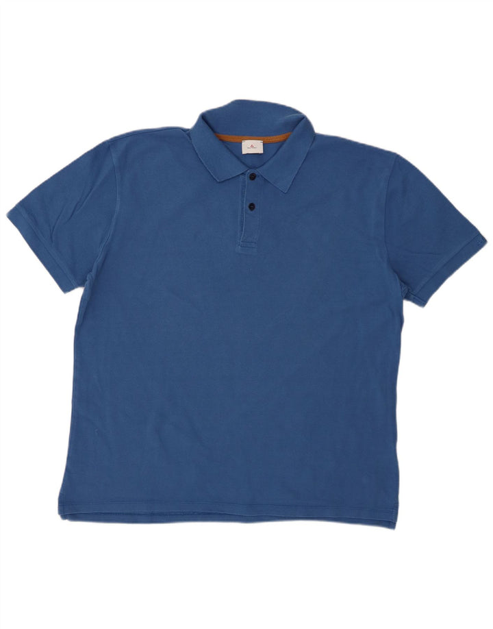 Camisa polo masculina PEUTEREY 15-16 anos 2XL algodão azul