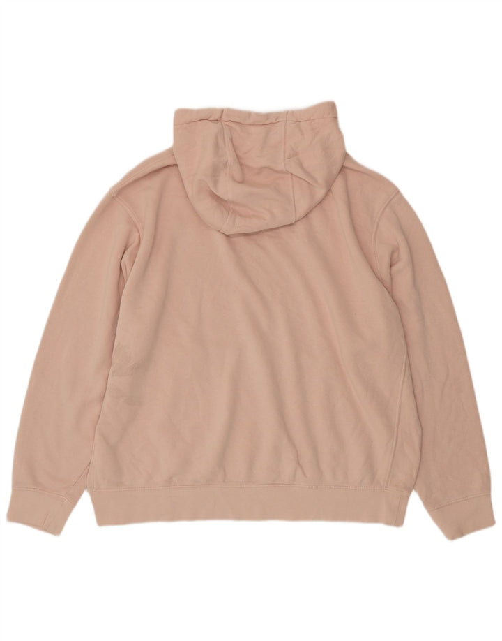 NIKE Mens Hoodie Jumper XL Rosa Algodão