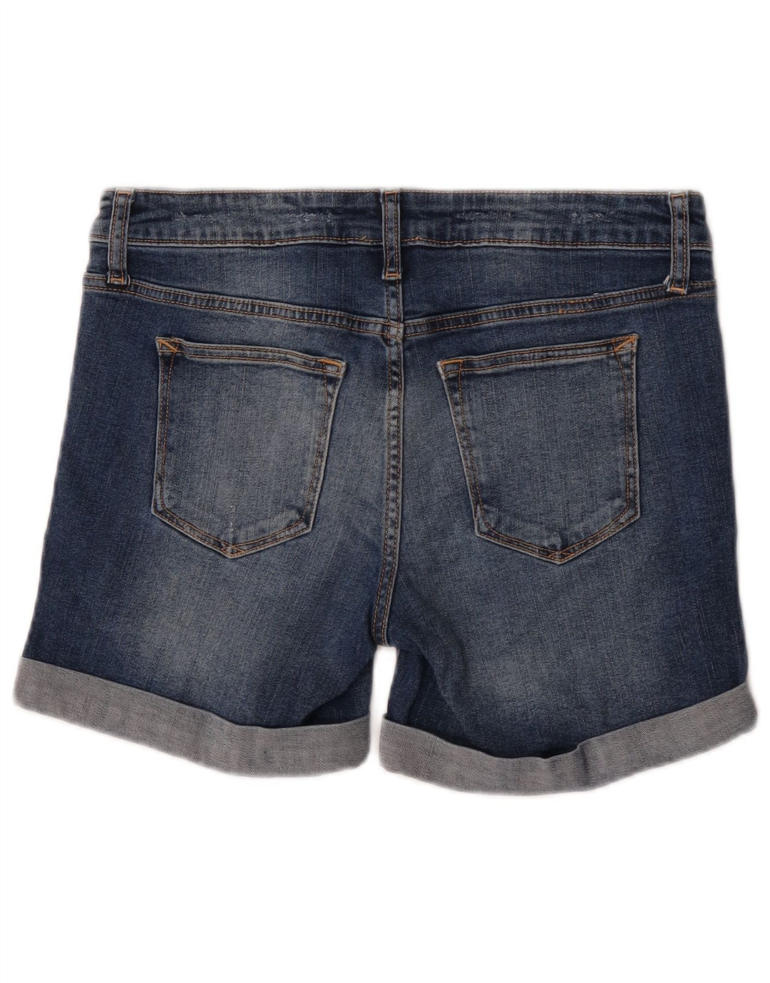 Shorts jeans feminino Gap UK 12 médio W32 algodão azul