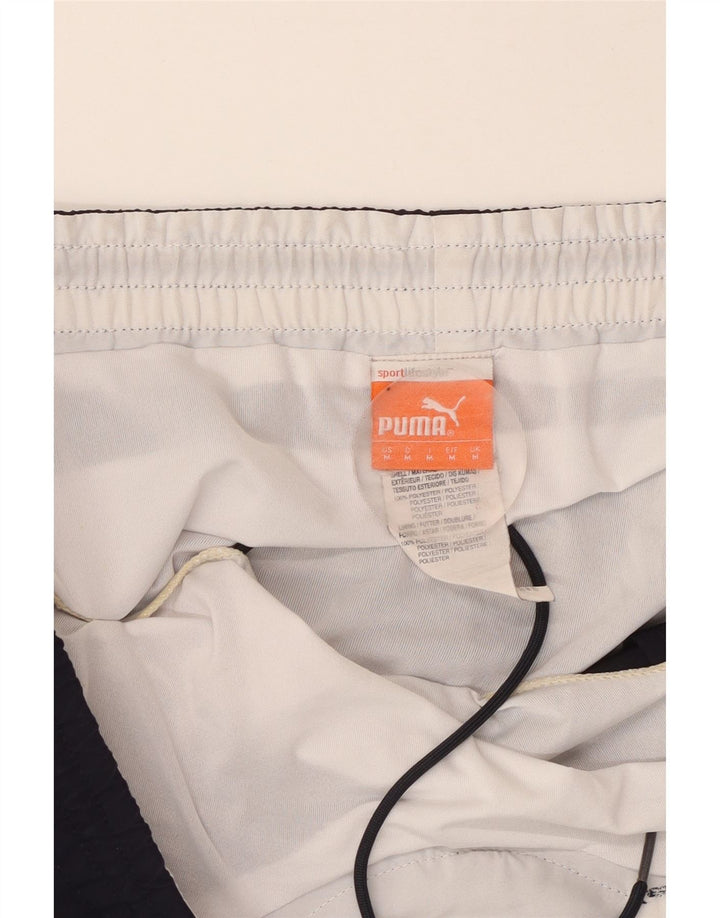 Shorts esportivos masculinos PUMA médio azul marinho poliéster