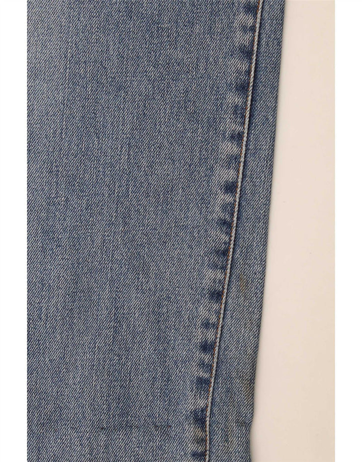 Calça jeans reta feminina Calvin Klein W36 L28 azul