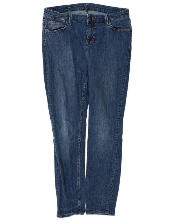 Calça Jeans Skinny Feminina Crew Clothing UK 14 Grande W32 L29 Azul