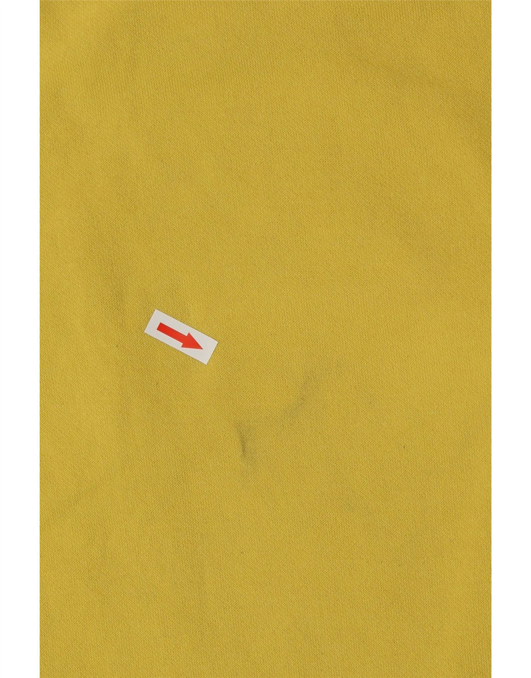 Champion feminino gráfico moletom jumper UK 8 pequeno amarelo