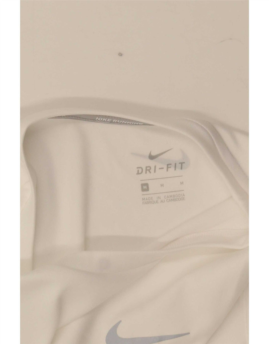 Camiseta Nike Masculina Dri Fit Top Médio Branco