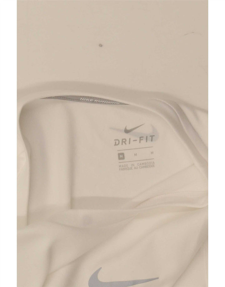 Camiseta Nike Masculina Dri Fit Top Médio Branco