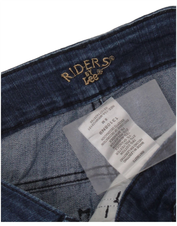 LEE Womens Riders Capri Jeans US 8 Médio W32 L19 Azul Algodão