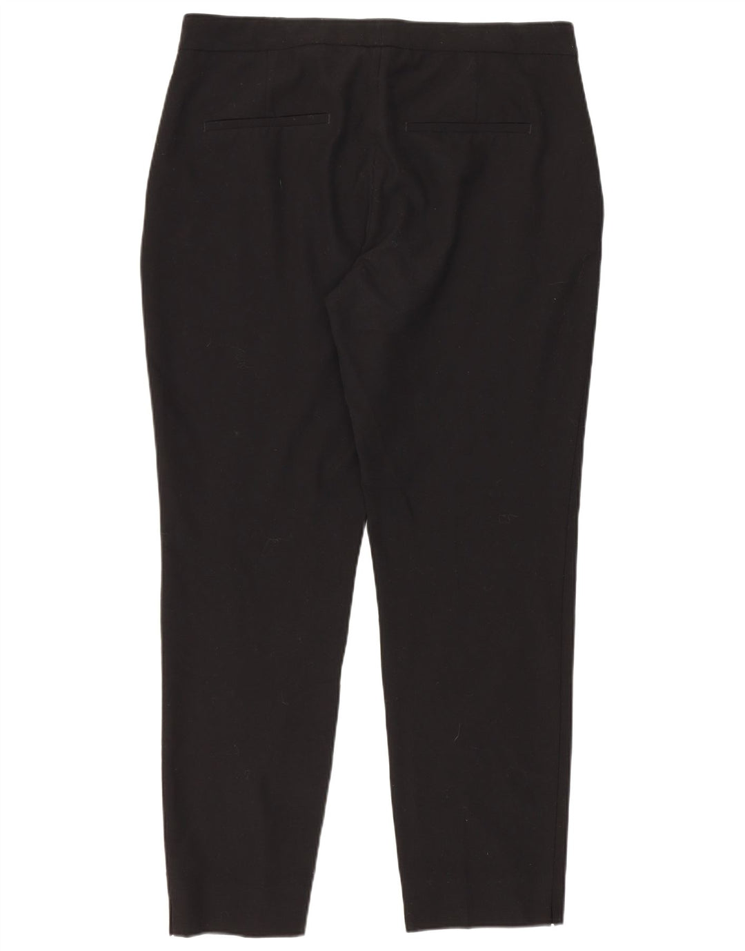 Calça feminina Zara Slim Suit EU 38 pequena W28 L26 preta