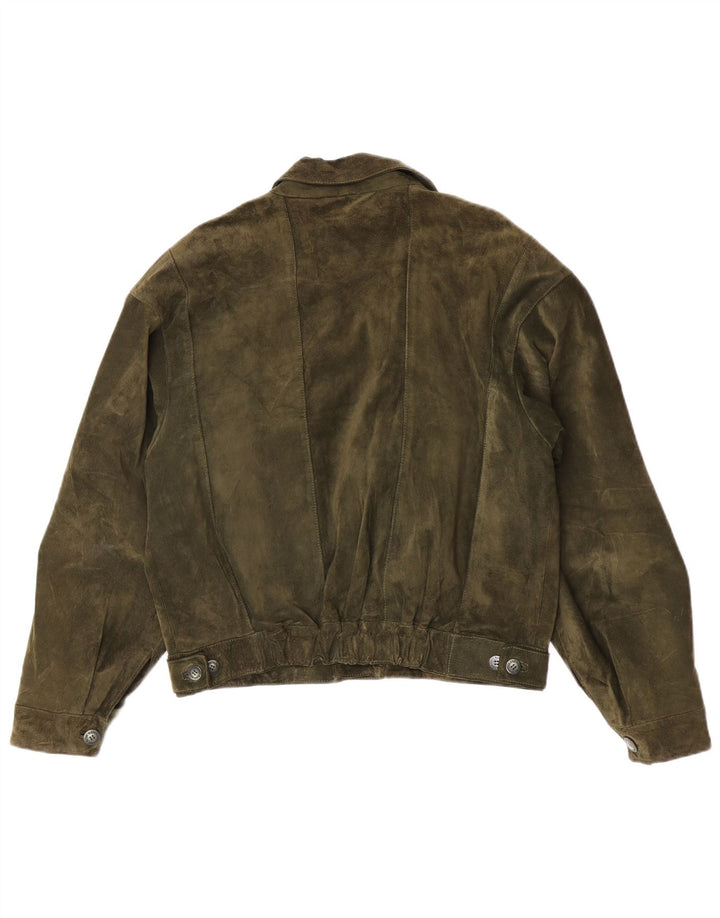 Jaqueta feminina de camurça Penelope IT 48 XL couro cáqui