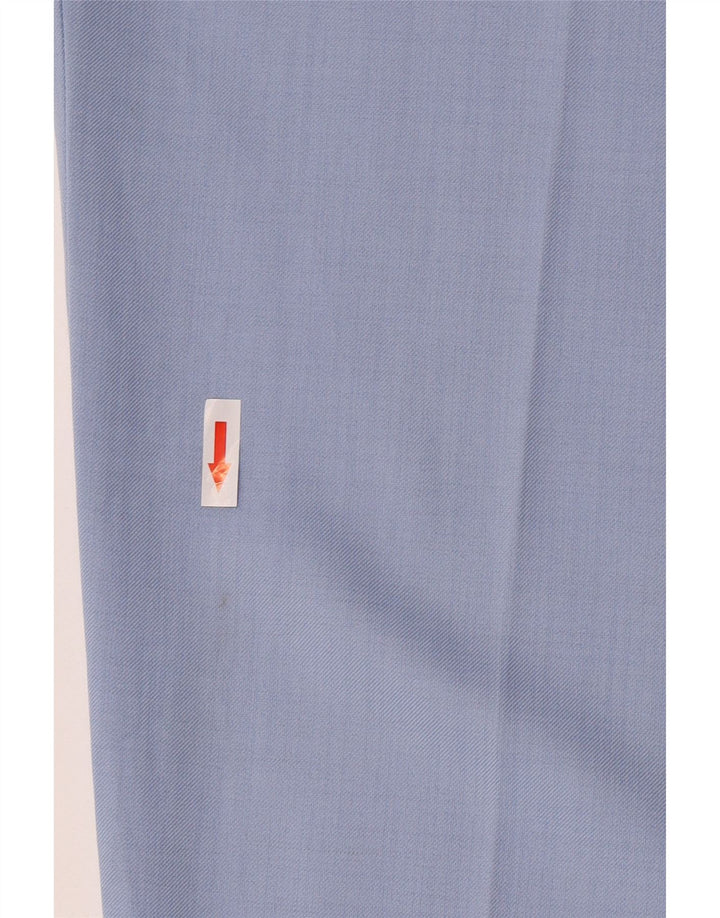 Calça feminina Marks & Spencer Regular Fit Reino Unido 16 Grande W34 L28 Azul