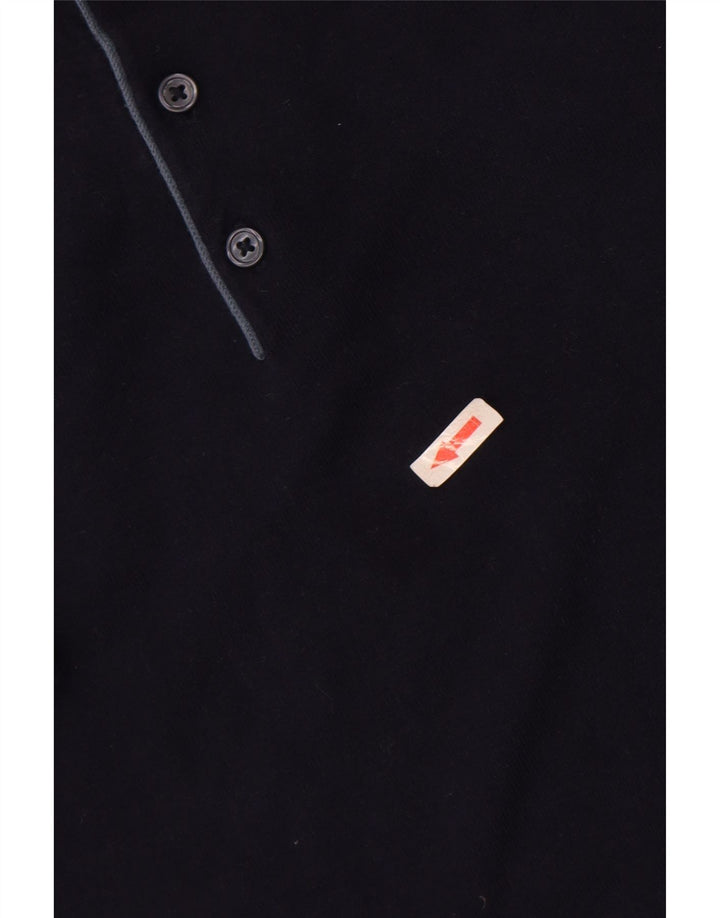 Camisa pólo masculina Marks & Spencer médio algodão azul marinho
