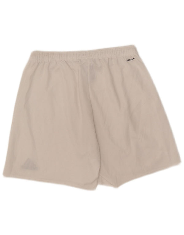 Adidas Mens Aeroready Sport Shorts Médio Branco Poliéster
