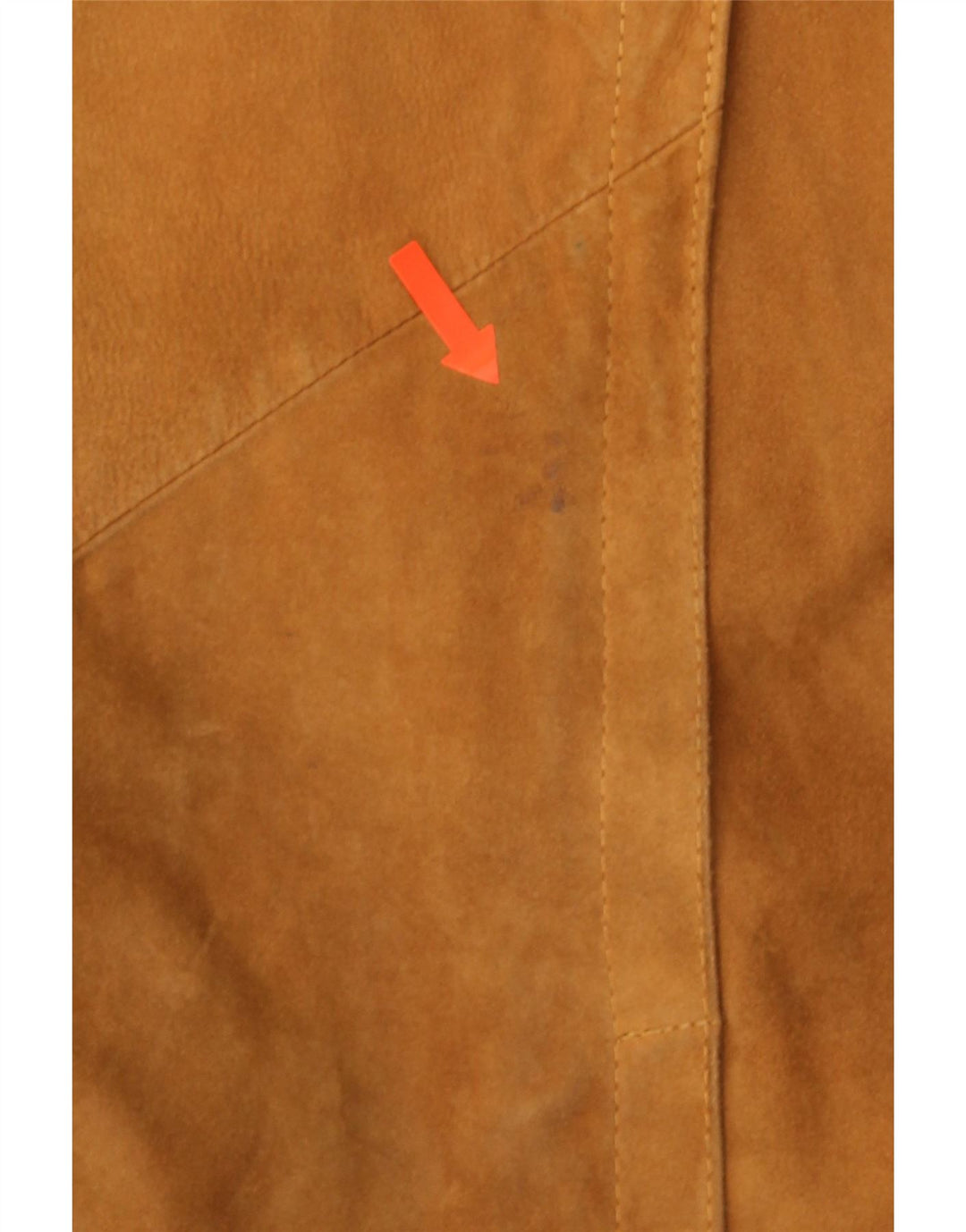 Jaqueta masculina vintage de camurça Reino Unido 40 grande couro marrom