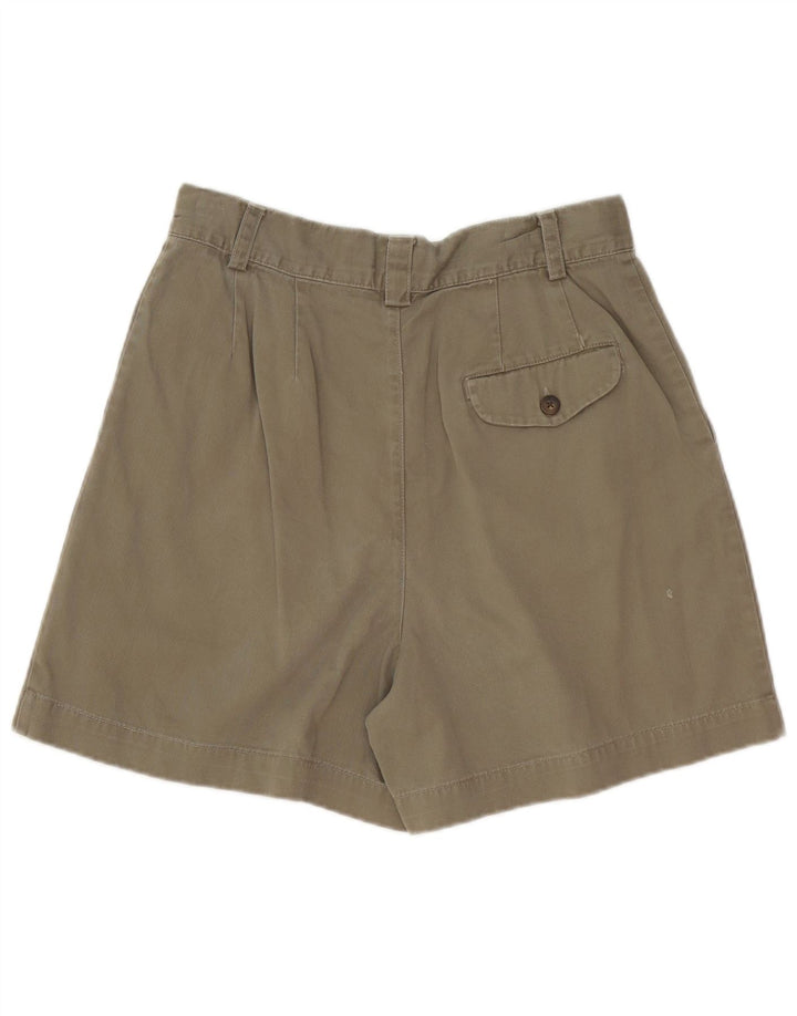 Shorts Chino feminino Classic Fit da Gap EUA 8 médio W30 algodão cáqui